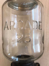 Load image into Gallery viewer, Antique Arcade Crystal Cast Iron &amp; Glass Wall Mount Coffee Grinder