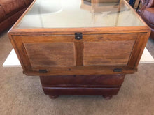 Load image into Gallery viewer, 1920’s Vintage Oak and Glass Table Top Display