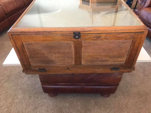 1920’s Vintage Oak and Glass Table Top Display