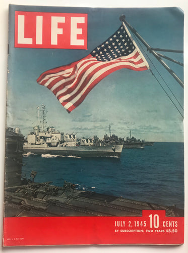 Life Magazine July 2, 1945 Navy