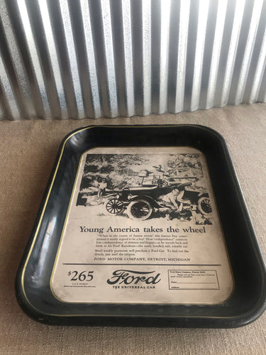 Ford Tin Serving Tray