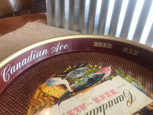 Load image into Gallery viewer, Vintage Canadian Ace Beer Tin Serving Tray